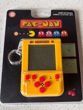 NWT Pac-man keyring arcade game